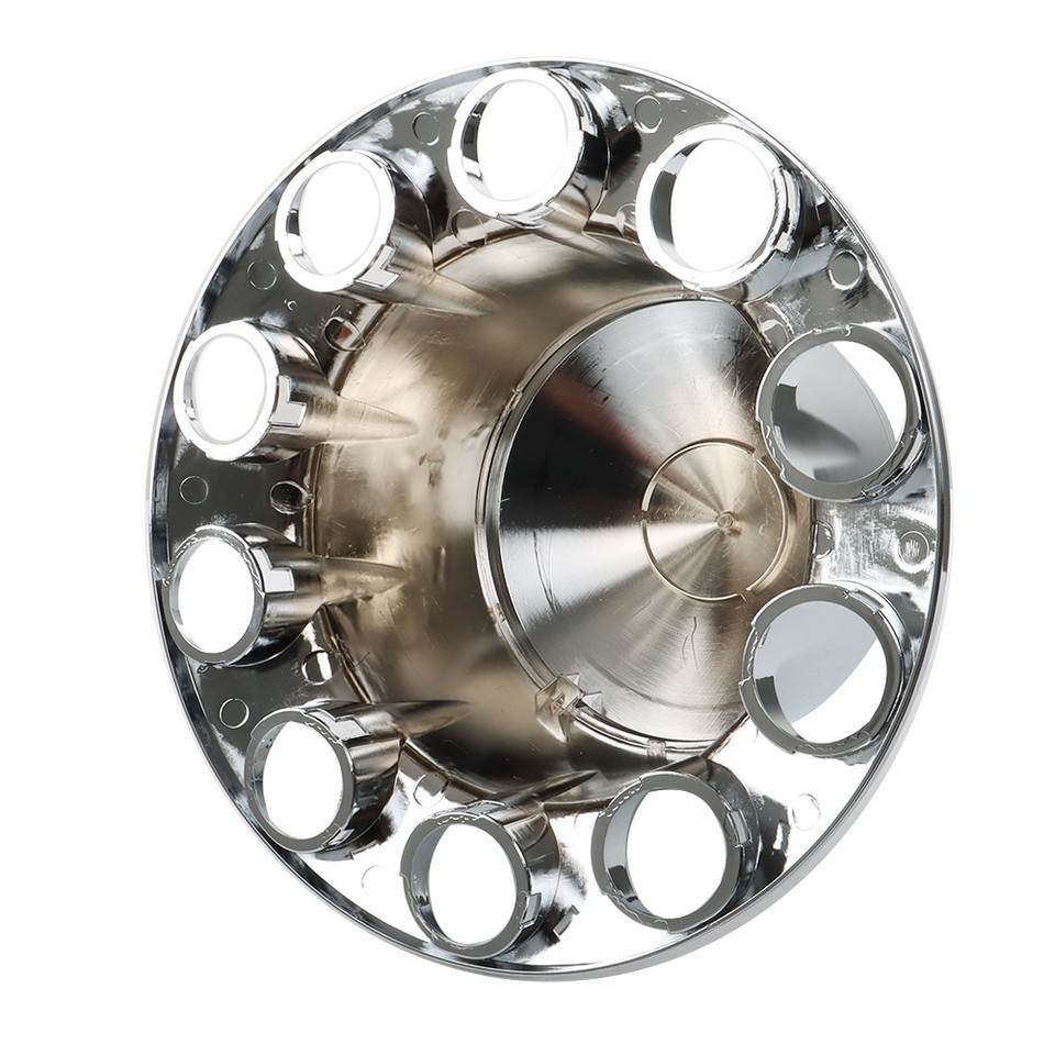 Chrome Hub Cover Kit 33mm Front Rear fit for Semi Truck Wheel Axle ...