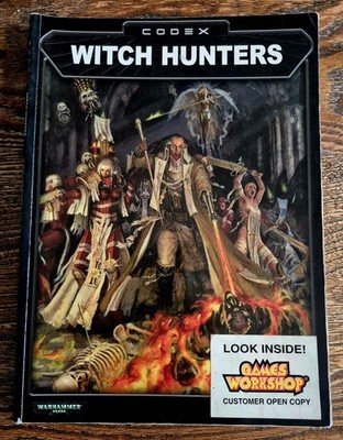 Warhammer 40K Codex Witch Hunters Games Workshop 2003 Paperback Book