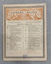 Luigi Legnani Op 19 Fantasia Guitar Study Sheet Music Classical Italian Vintage