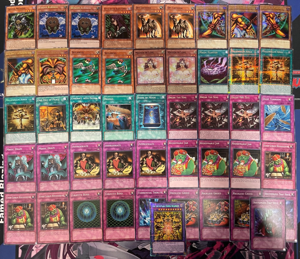 YUGIOH - UNSTOPPABLE EXODIA DECK - THE FORBIDDEN ONE, INCARNATE, NECROSS, ANKH | eBay YUGIOH - UNSTOPPABLE EXODIA DECK - THE FORBIDDEN ONE, INCARNATE, NECROSS, ANKH | eBay
