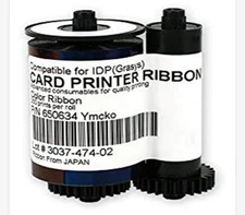 650634 YMCKO COLOR RIBBON TAPE FOR IDP SMART 30S 30D 50S 50D 50L ID CARD PRINTER