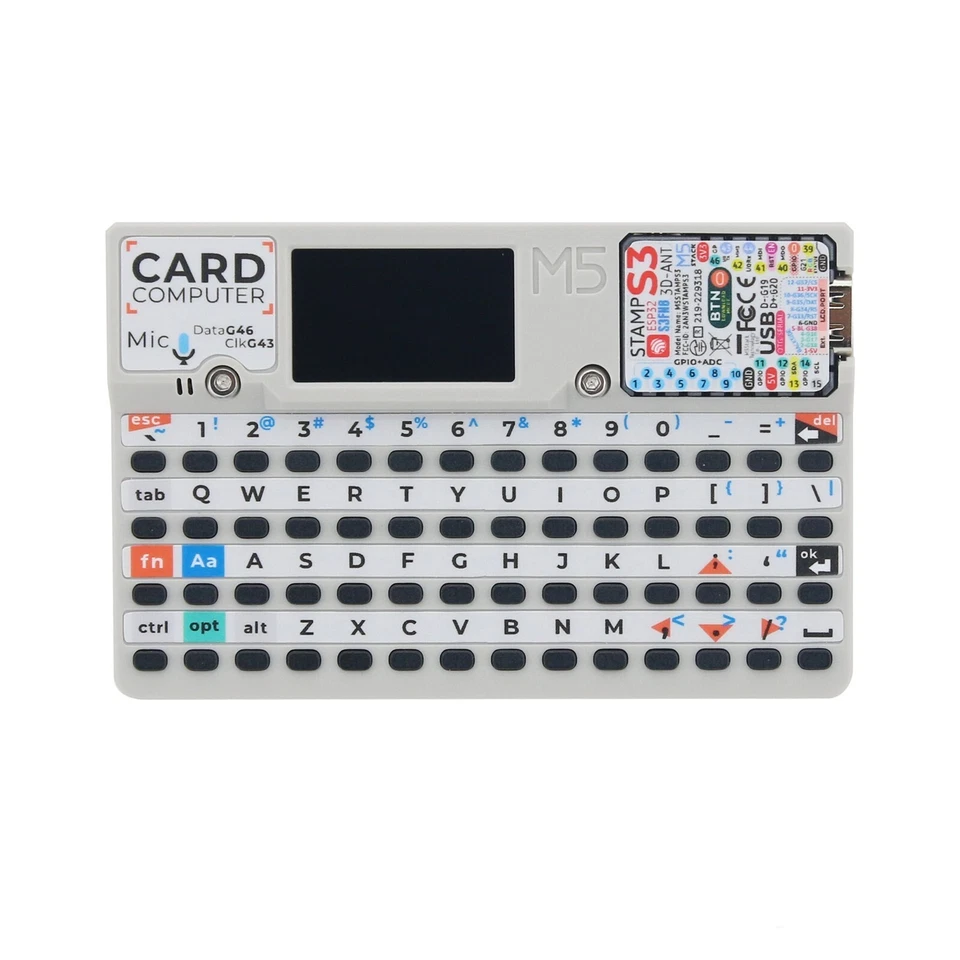 Microcontrolador M5stack Cardputer StampS3 56 botones tarjeta de teclado programable Foto 2 de 4