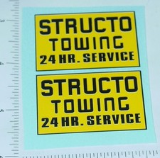 Pair Structo Towing Pickup/Wrecker Stickers ST-098