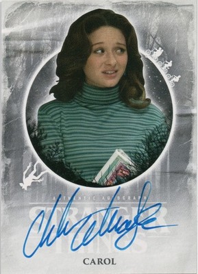 Stranger Things Upside Down, Chelsea Talmadge (Carol) Autogrammkarte A-CT 