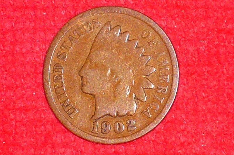 1902, Rare Old Antique, Indian Head Penny, (124 Years Old)...