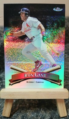 1998 Topps Finest - Ron Gant #126 Dual-Sided Refractor  MINT  St Louis Cardinals