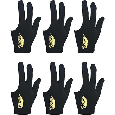 Billardhandschuhe 3-Finger-Cue-Handschuhe, Stretch, schwarz, für Billard Snooker