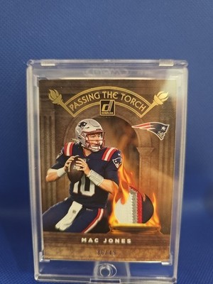 2022 Donruss MAC JONES & DREW BLEDSOE Passing the Torch Jerseys #'d /49