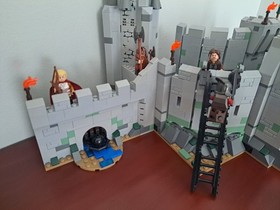 LEGO Lord of the Rings Battle of Helms Deep Set 9474 Used 99% Complete with figs