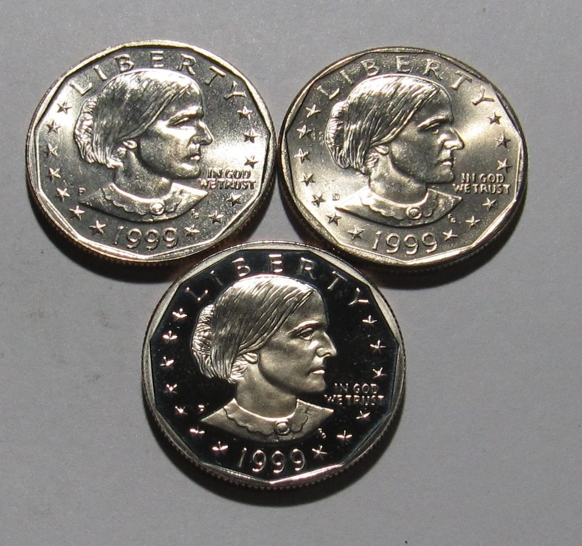 Proof 1999 Susan B Anthony Dollars (1979-1981, 1999) for sale | eBay