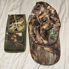 Caseswill Rugged Nylon Cell Phone Belt Clip Holster Carrying Pouch Camo & Hat