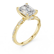 TCW 2,90 Ct Lab Grown Diamond Ring Victorian Style Unique Anniversary 925 Silver