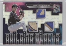 2021 Spectra Building Blocks Materials Nebula Prizm 1/1 Braxton Garrett 2d9