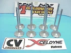 8 Xceldyne Titanium 5/16" Intake Valves BEAD 6.090" Long -2.200" Head Diameter