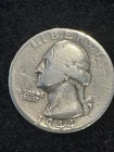 1944-P Washington Quarter, Circulated, 90% Silver