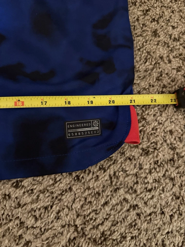 Camiseta de fútbol visitante Nike USA 2022/23 Vapor Match Dri Fit para hombre grande azul Foto 3 de 4