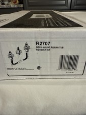 Delta R2707 Brass Deck Mount Roman Tub Rough In Kit Bathtub/Faucet
