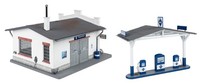 Neuheit 2026 Pola Spur G Tankstelle Mit Werkstatt, Wetterfest Artikel: 330821