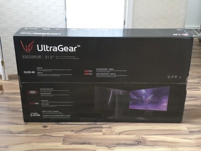 LG UltraGear 32GS95UE 32” OLED Gaming Monitor, 4K 240Hz, 1080p