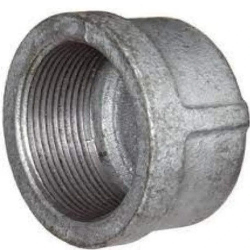 USA~WARD 1 1/4" Galvanized Pipe Cap-Malleable Cap-1 1/4 Gal Cap~Threaded fitting