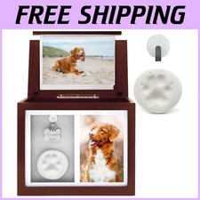 Elegant Pet Cremation Box with Photo Frame