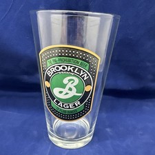 Brooklyn Brand Lager Beer Glass Pre-prohibition Beer
