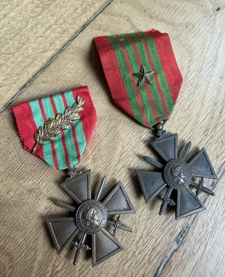 Lot 2 Croix De Guerre 1939 - Photo 1/2