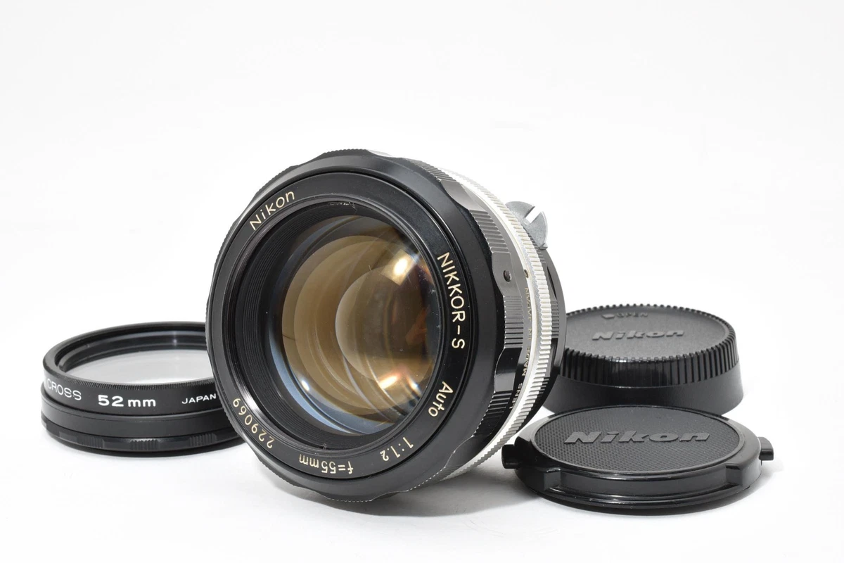 ニコン Nikon New Nikkor 55mm F1.2 #655 Nikon Nikkor-S 55mm f1.2 Factory AI'd FAST Prime Lens [EXC]