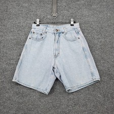 VINTAGE Jordache Shorts Womens 7 Junior Blue High Rise Light Wash Denim Jean