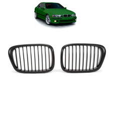 Sportgrill K�hlergrill Single passend f�r BMW 5er E39 95-03 schwarz/Matt