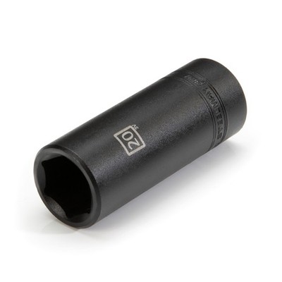 STEELMAN PRO 1/2-Inch Drive x 20mm Deep 6 PT Impact Metric Single Socket 78290