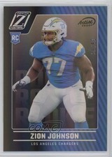 2022 Panini Zenith Rookies Artist Proof Silver 39/50 Zion Johnson #175 0dp1