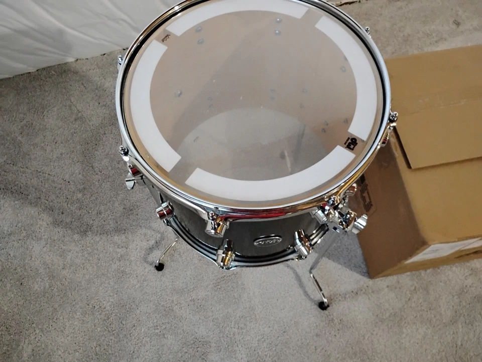 DW Performance Series Floor Tom Maple - 12 x 14 pulgadas - Brillo de peltre Foto 3 de 3