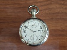 1907 Waltham Grade Vanguard Railroad Pocket Watch with Wind Indicator 18s 21j