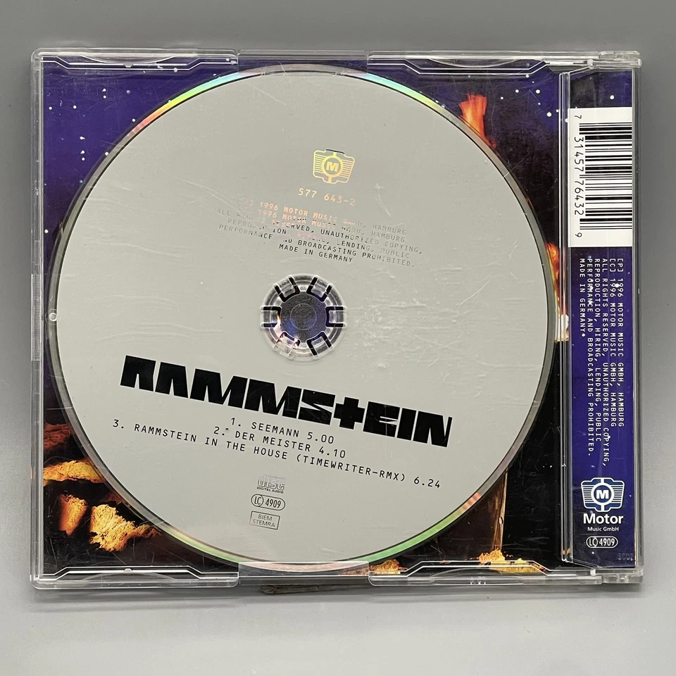 Rammstein - Seemann - Maxi-CD 1996 - Made in Germany Zustand gut - Bild 2 von 3