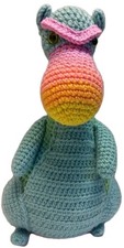 Handmade Crochet Sherbert Rainbow Dragon