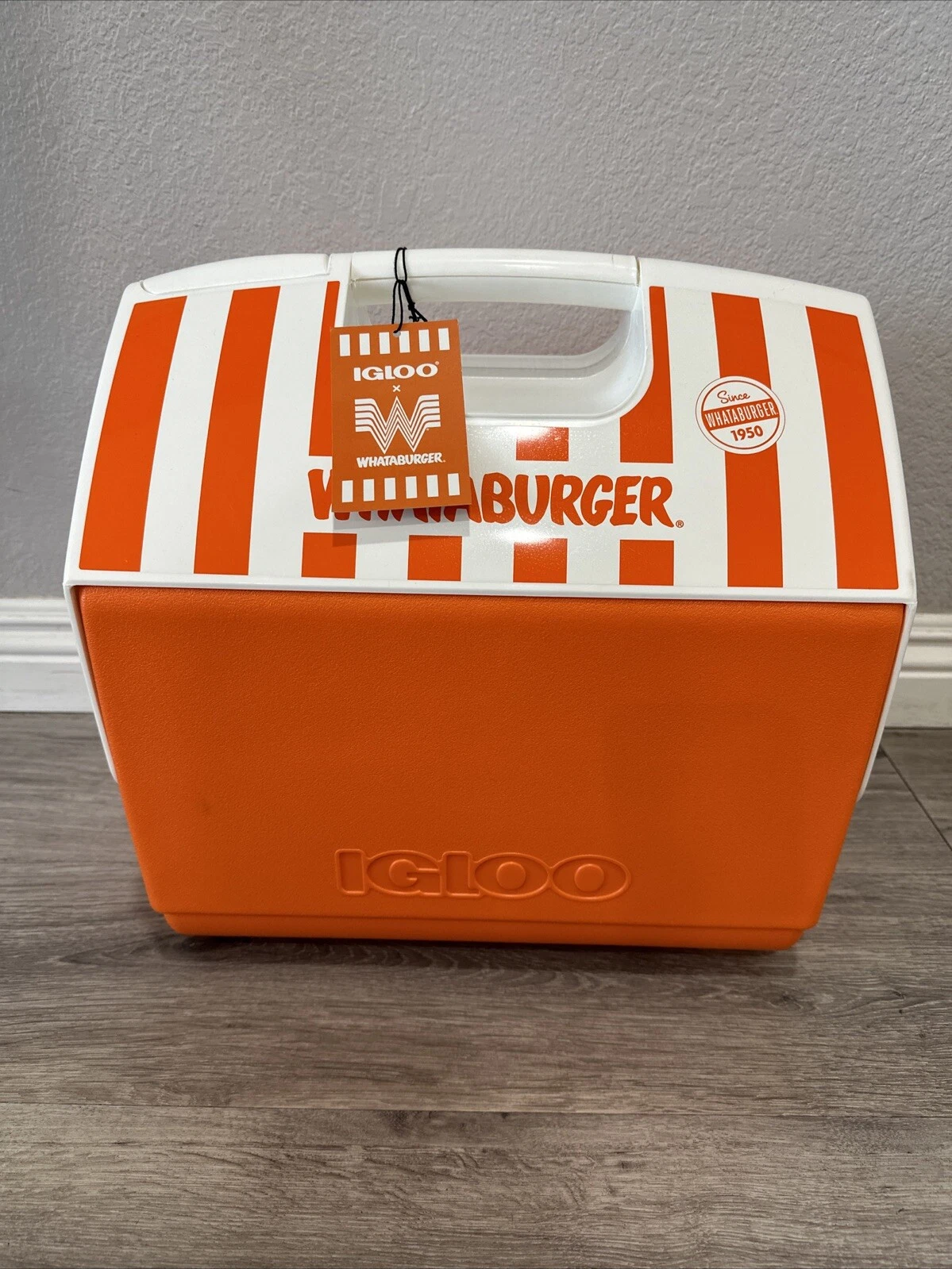 Whataburger Igloo Playmate Cooler Ice Chest 16 QT Rare Hard To Find -Whatacooler