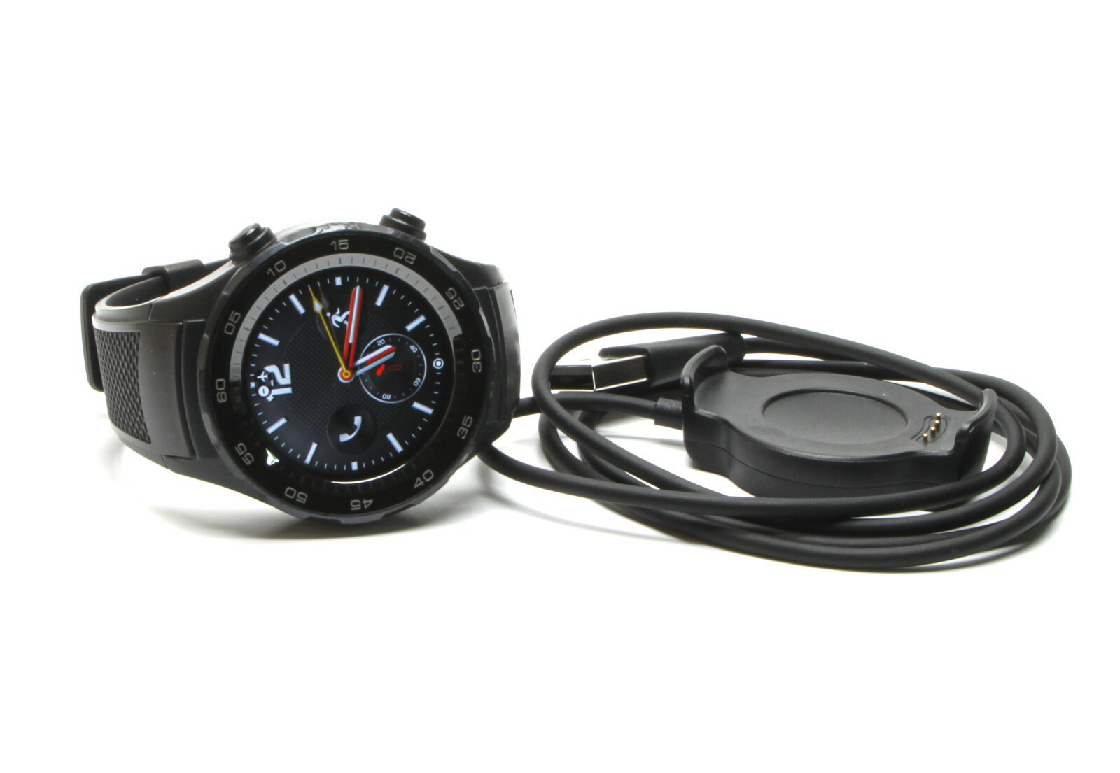 huawei watch 2 carbon black sport strap