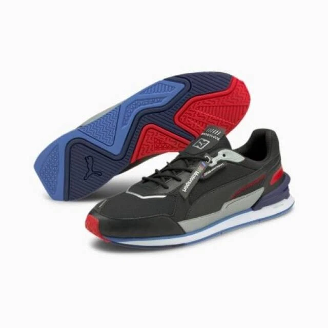 Puma BMW MMS Low Racer 306805 01 Black Motorsport Men SZ