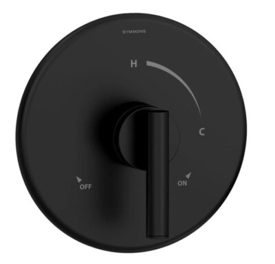 #ad Symmons 3500 CYL B TRM Dia Single Function Pressure Balanced Black $149.99