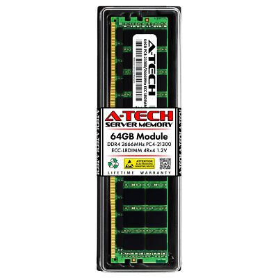 64GB 4Rx4 PC4-21300 ECC LRDIMM (LENOVO 01AG622 Equivalent) Server Memory RAM
