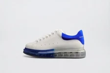 Mens Size Alexander McQueen Sneakers Suede Blue Tail Air cushioned shoes