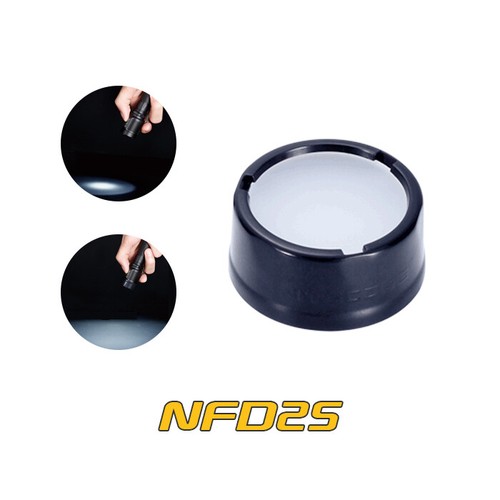 NiteCore NDF25 25.4mm Flashlight Diffuser Lens Wand - Converts Flashlight To Lantern, Compatible With MT21C, MT22C, MT21A Models, UPC 704256197582