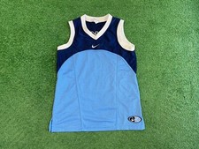 Nike Basketball Jersey Blue Size Small Mesh Vintage Retro OG Hoops Center Swoosh