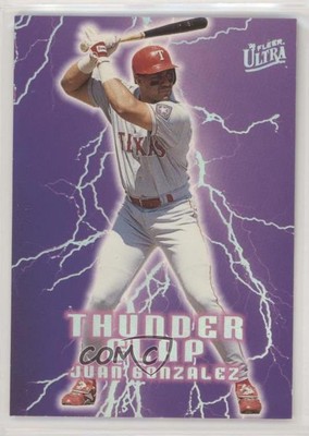 1996 Fleer Ultra Thunder Clap Juan Gonzalez #10