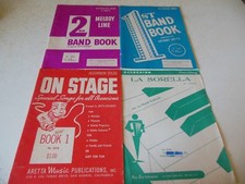 Accordion Music Lot-1st Band Book 2nd Band Book Melody Line On Stage La Sorella