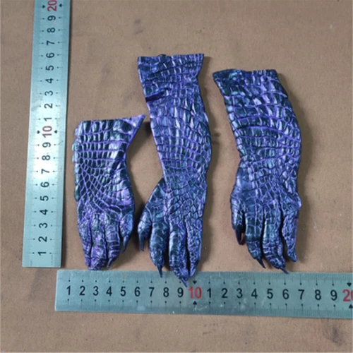 2PCS Real Alligator Crocodile Skin Paw Leather Hide Pelt DIY Craft Accessories - Picture 23 of 36