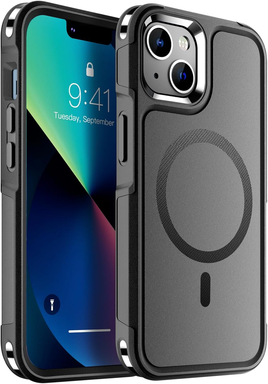 Magnetic for Iphone 13 Case, [Compatible with Magsafe][10 FT Military Grade Drop