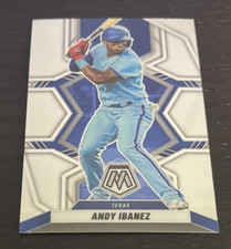 2022 Panini Mosaic - #165 - Andy Ibanez - Texas Rangers - RC