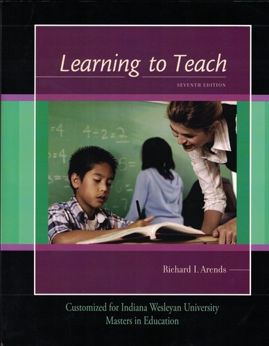 LEARNING TO TEACH Seventh Edition - Richard Arends - Indiana Wesleyan University - 第 1/6 張圖片